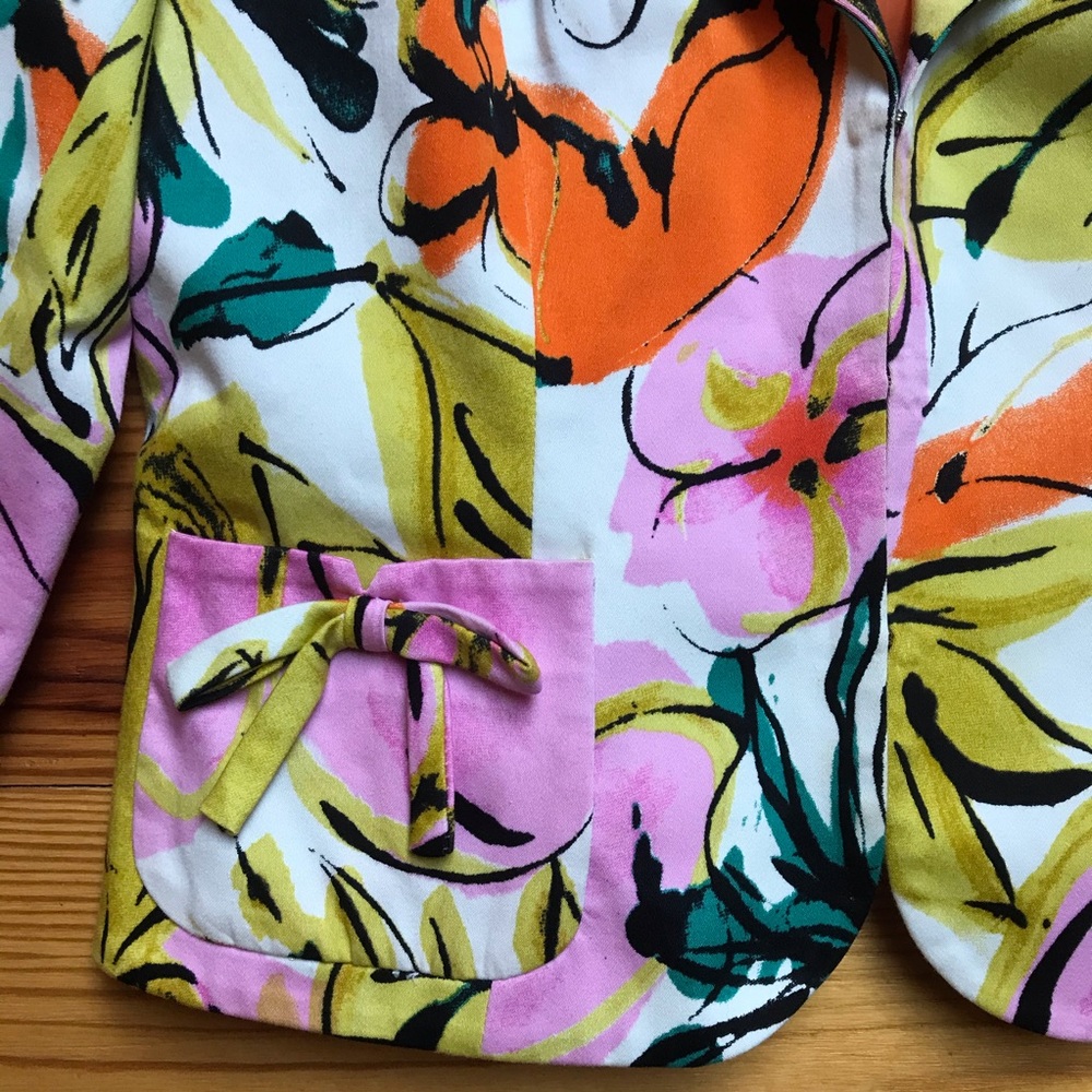 Milly of New York Floral Blazer, EUC, 6 - Picture 6 of 16